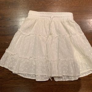 Princess Polly gorgeous flare eyelet skirt
